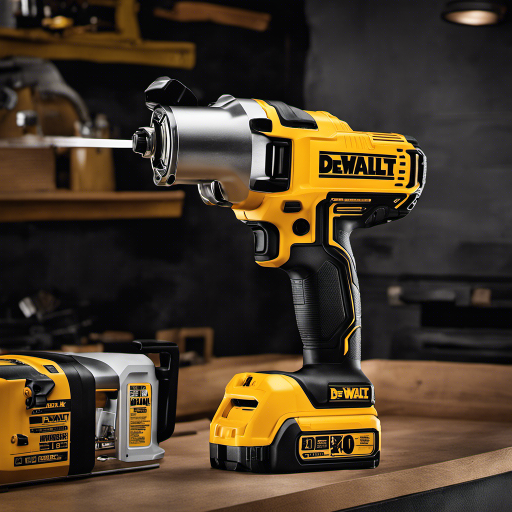 An image showcasing the Dewalt Cordless Paint Sprayer in action, effortlessly coating a variety of surfaces with precision