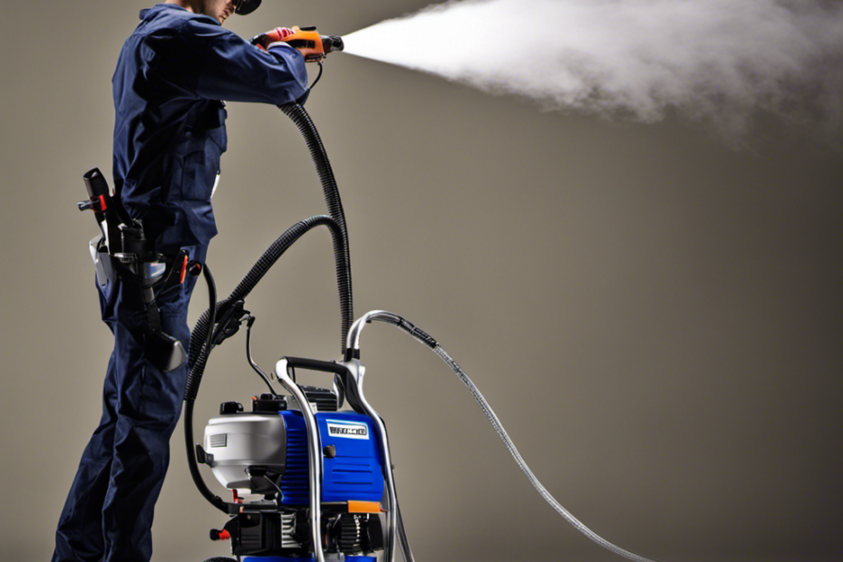 An image showcasing the contrast between an electric paint sprayer and an airless one