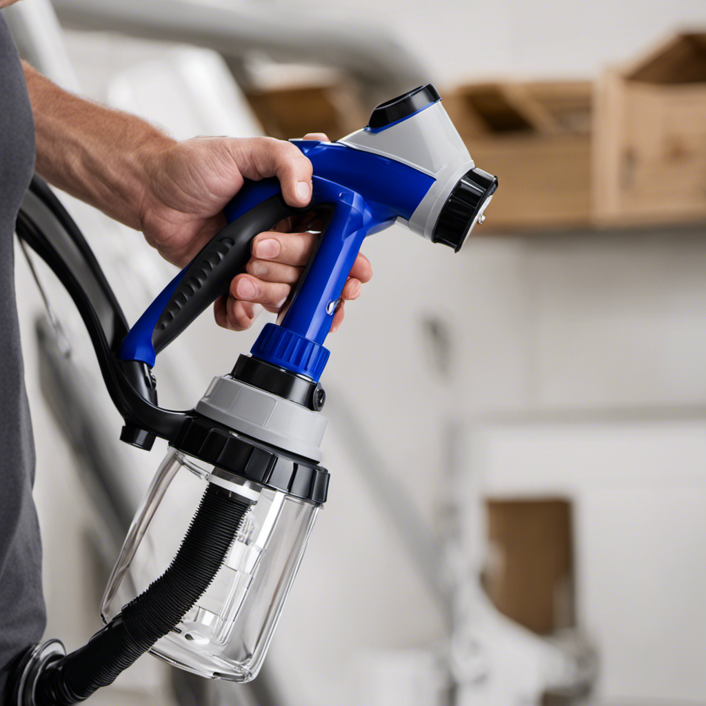 An image showcasing the Graco Paint Sprayer Suction Tube, a durable and efficient replacement for worn-out tubes