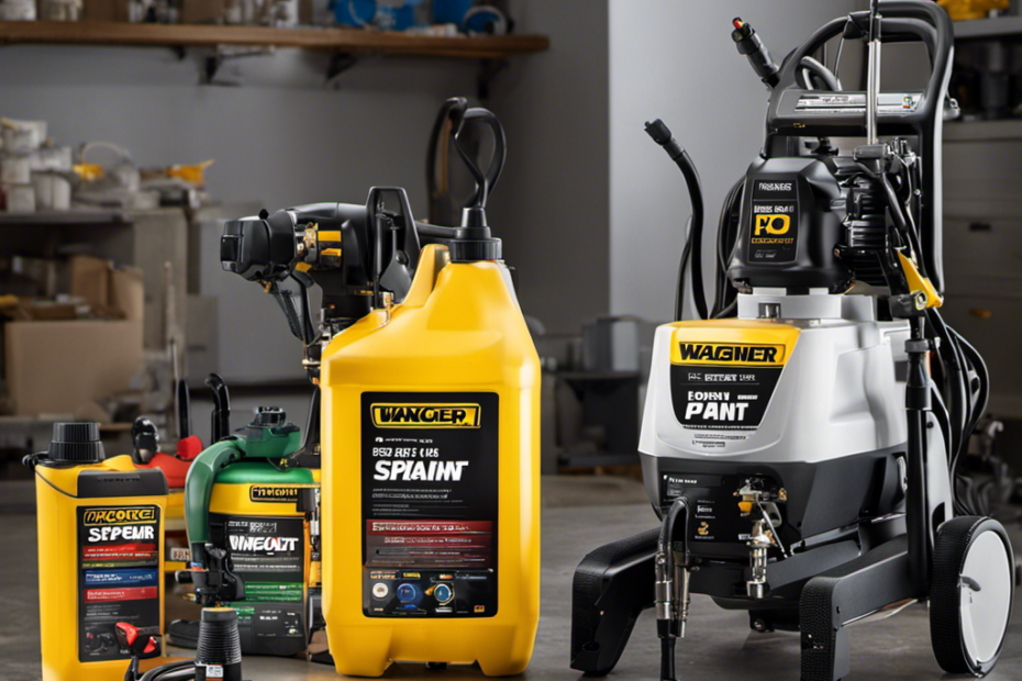 An image showcasing the diverse range of top-notch paint sprayer replacements for the Wagner Paint Crew 770