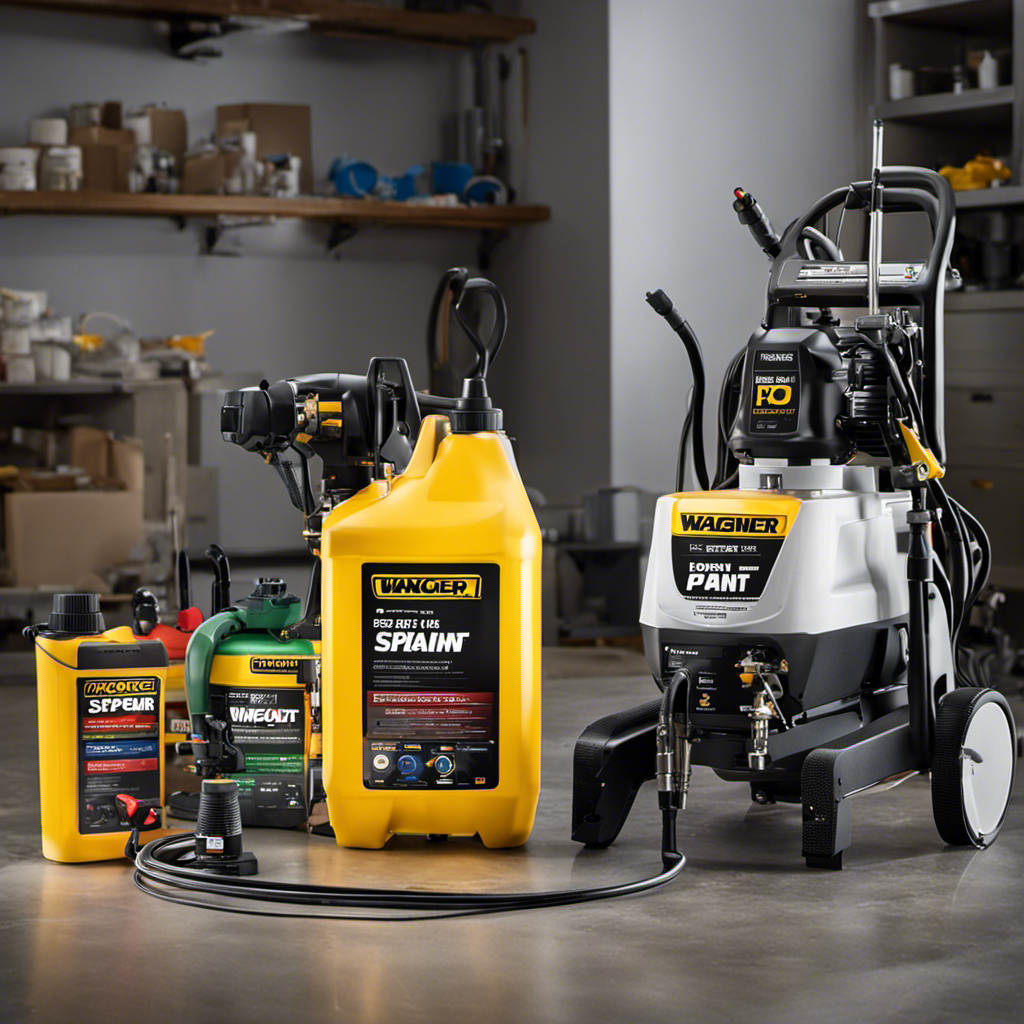 An image showcasing the diverse range of top-notch paint sprayer replacements for the Wagner Paint Crew 770