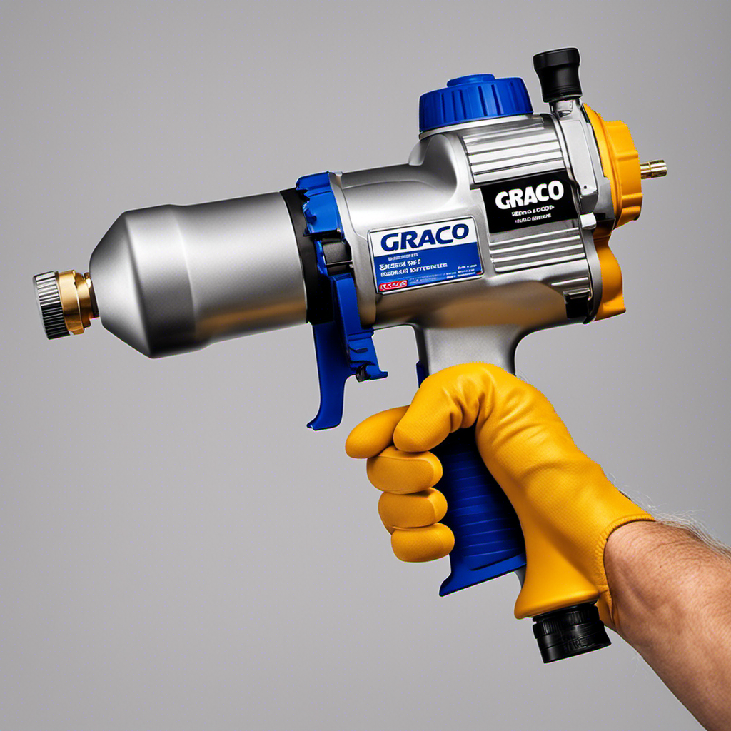 An image showcasing a step-by-step guide to troubleshoot and prevent clogs in Graco Airless Paint Sprayer