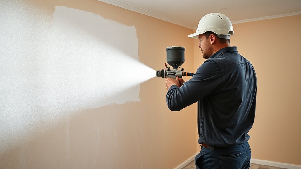 airless sprayer painting techniques