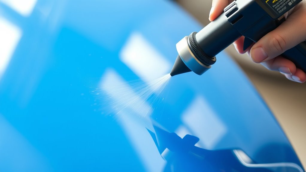 apply even clear coats