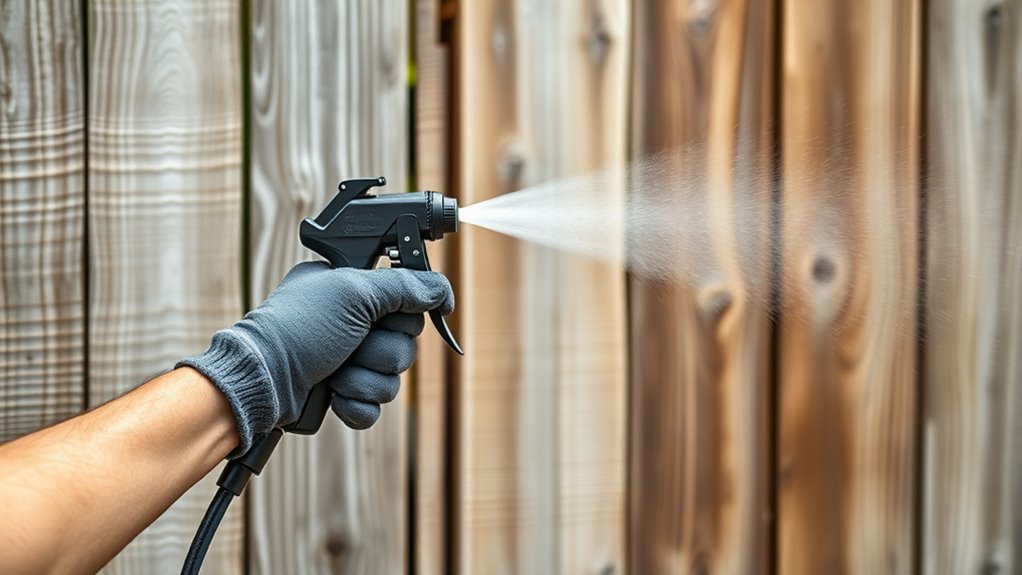 apply stain with steady motion