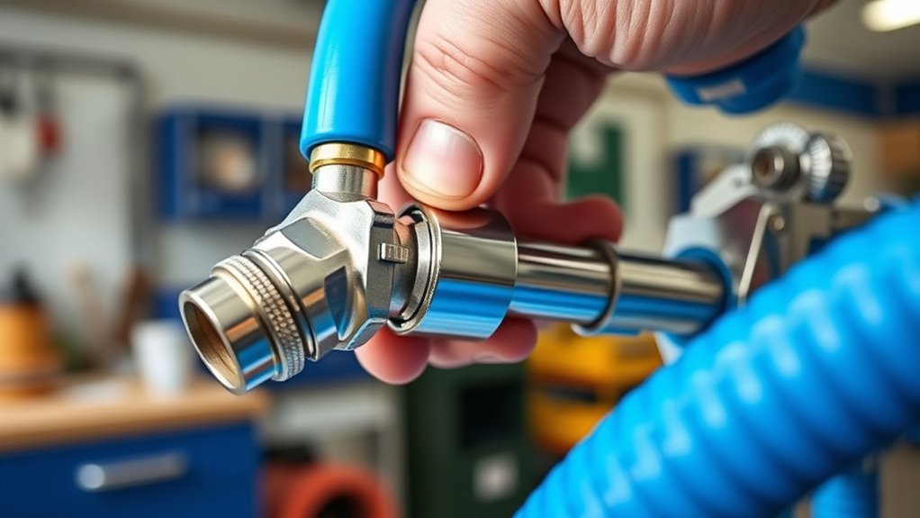 avoid connector damage and leaks