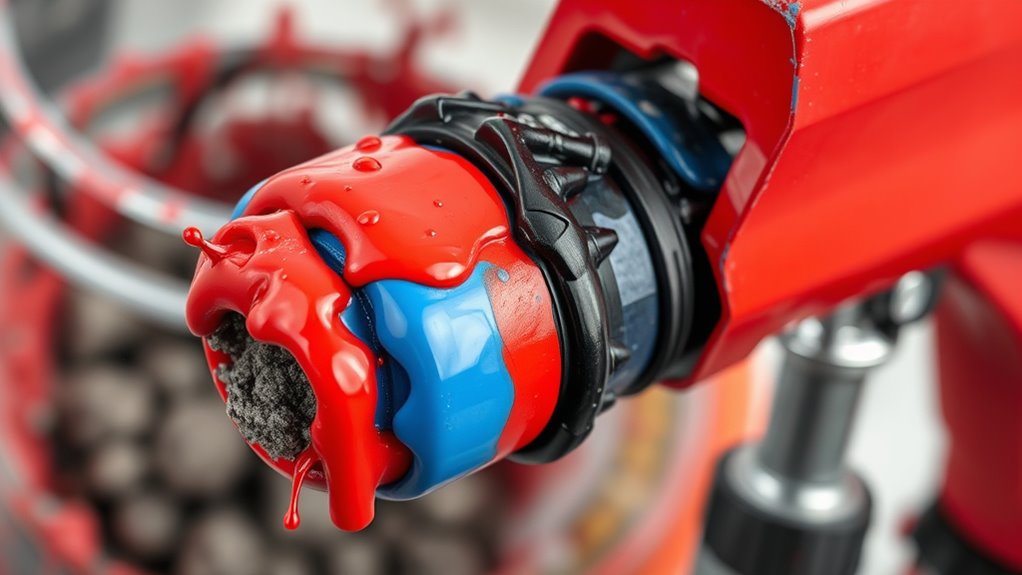 avoid thick incompatible paints
