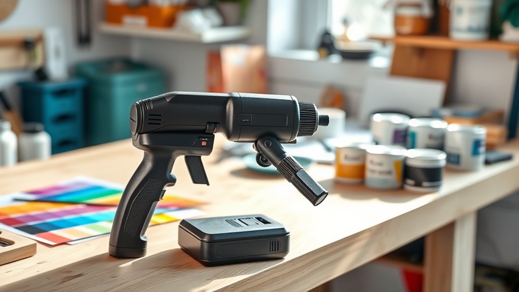 battery life and spray options
