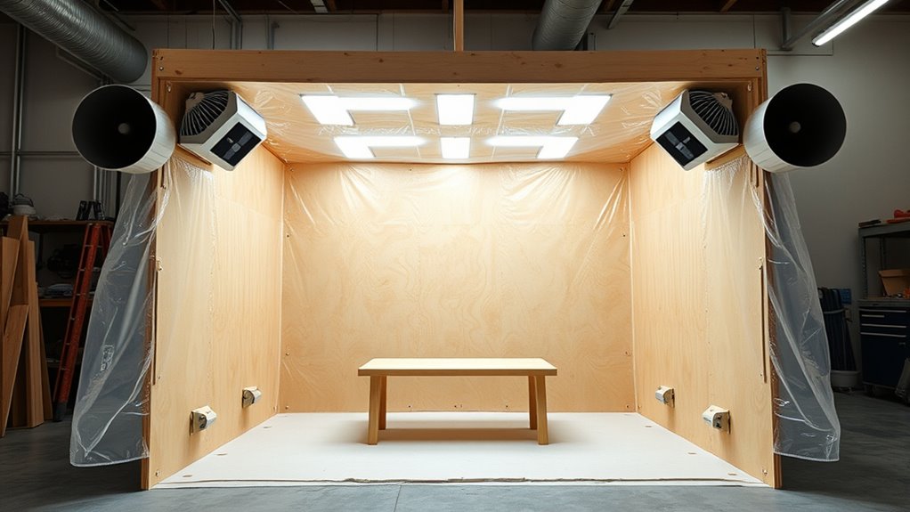 build your own spray booth