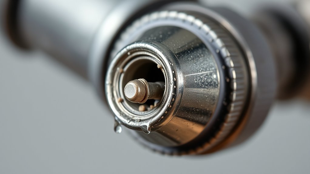 check and clean spray tip