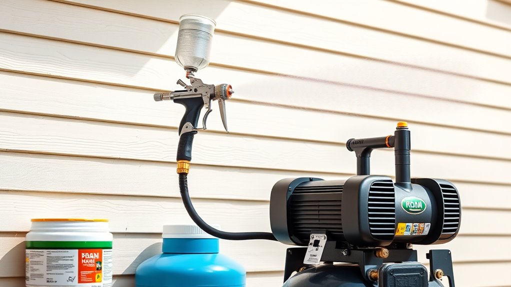 choose appropriate spray tools