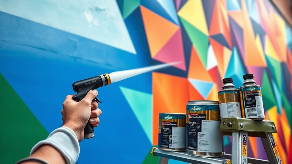 choose quality paint and equipment