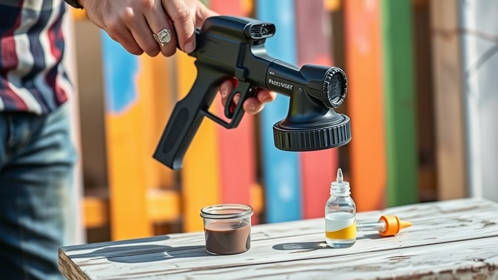 choose suitable thinned paint