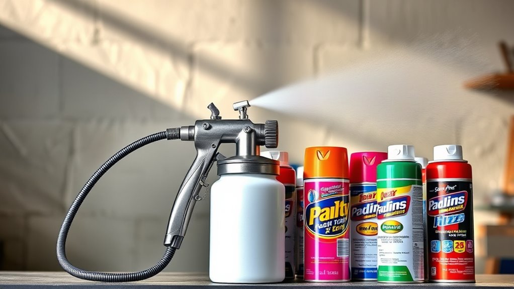 choosing between sprayers and aerosols