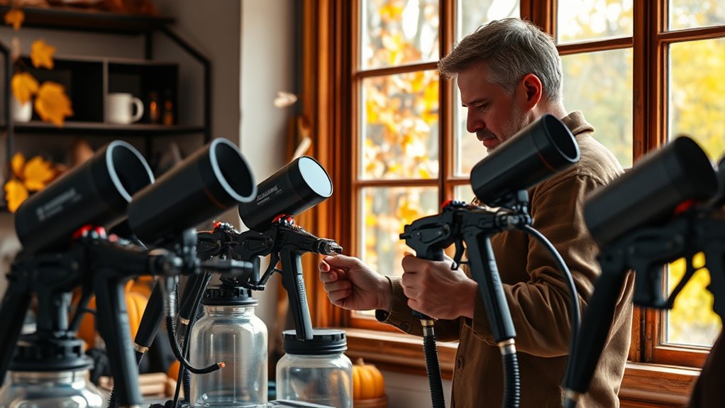 choosing suitable paint sprayers