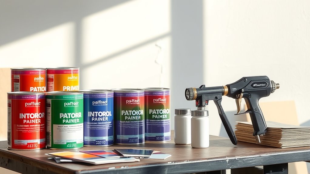 choosing suitable spray paint