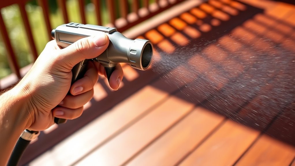 choosing the right stain sprayer