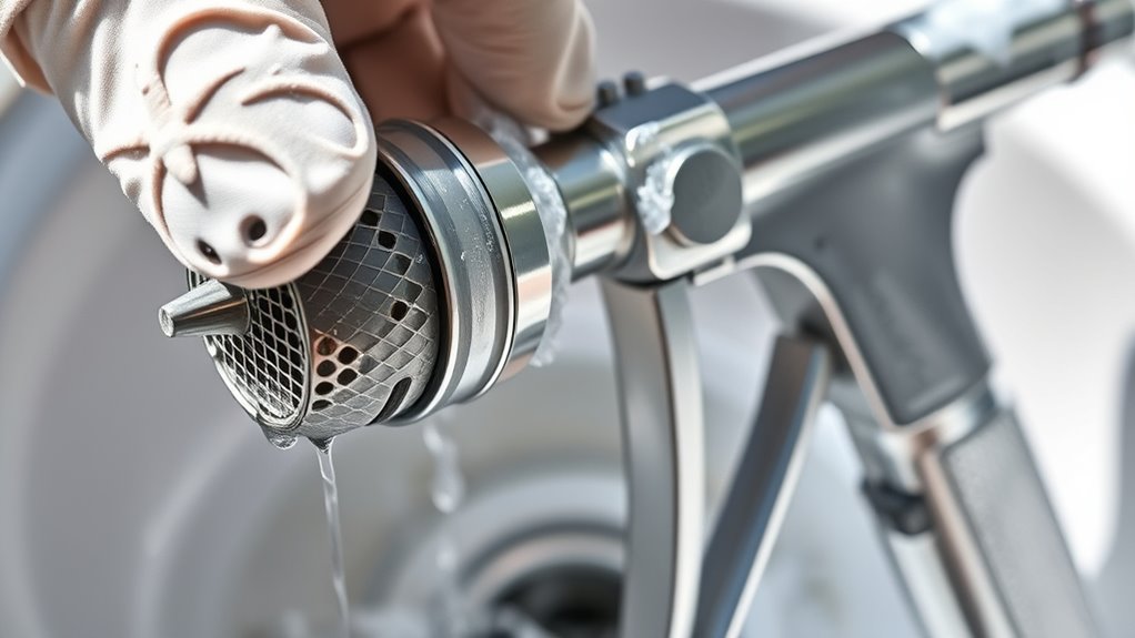clean spray gun thoroughly