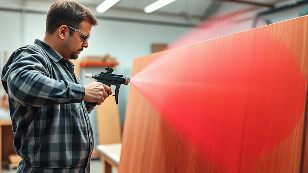 consistent controlled spray technique
