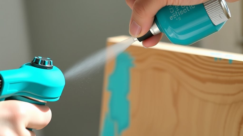 consistent precise spray technique