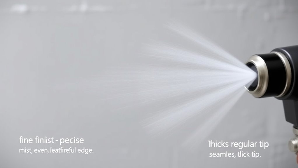 consistent precise spray technique