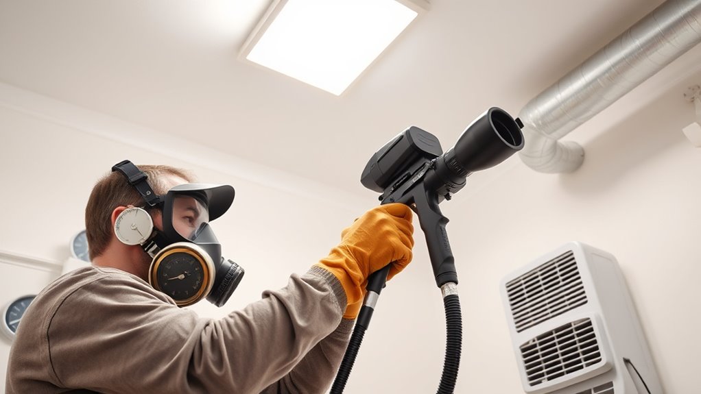 control humidity and prepare surfaces