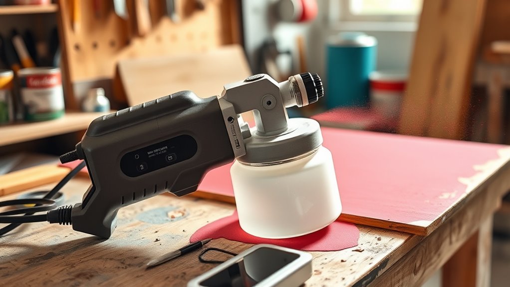 easy adjustable paint spraying