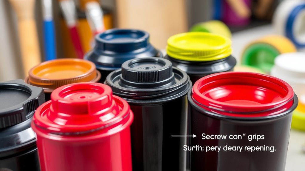 easy refill and secure seal