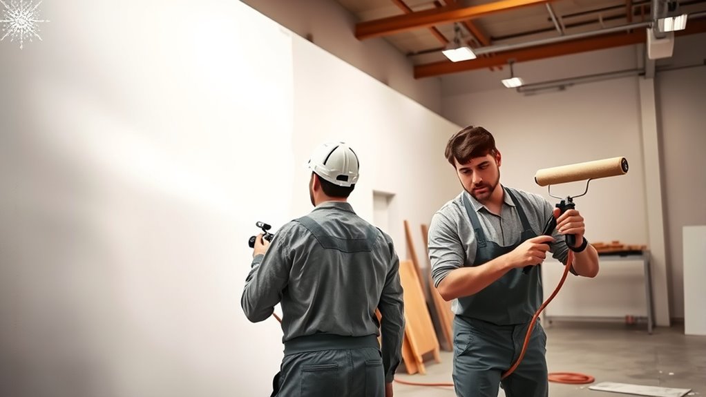 efficient large surface painting