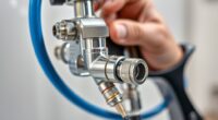 efficient paint sprayer connections