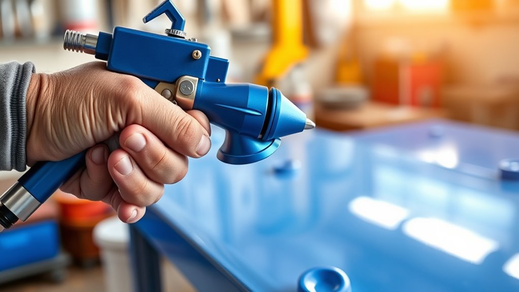 enamel paint sprayer features