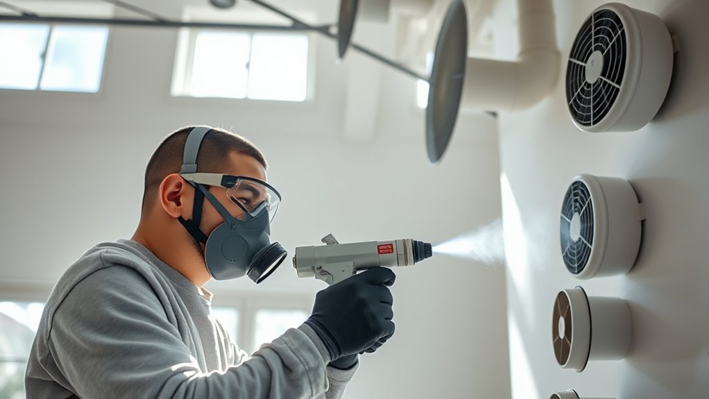 ensure safe ventilated painting