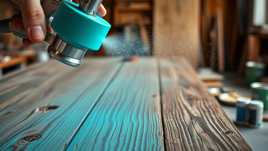 even steady spray technique