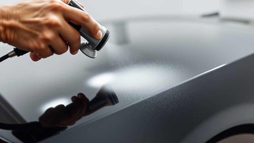evenly applied paint technique
