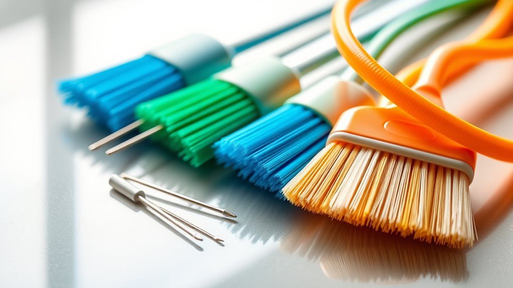 flexible cleaning for sprayers