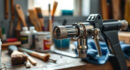 frequency of paint sprayer cleaning
