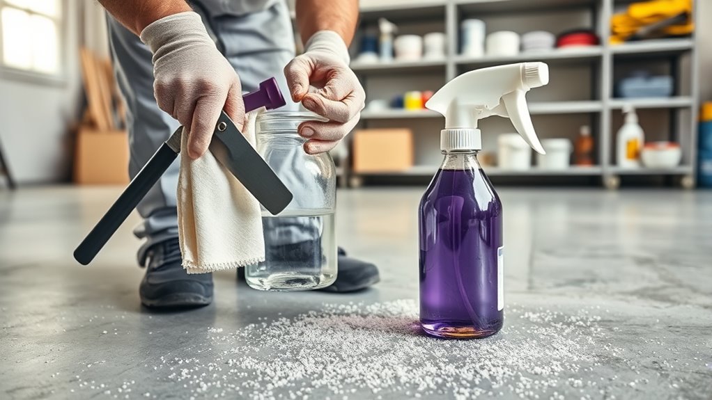 gather proper cleanup tools