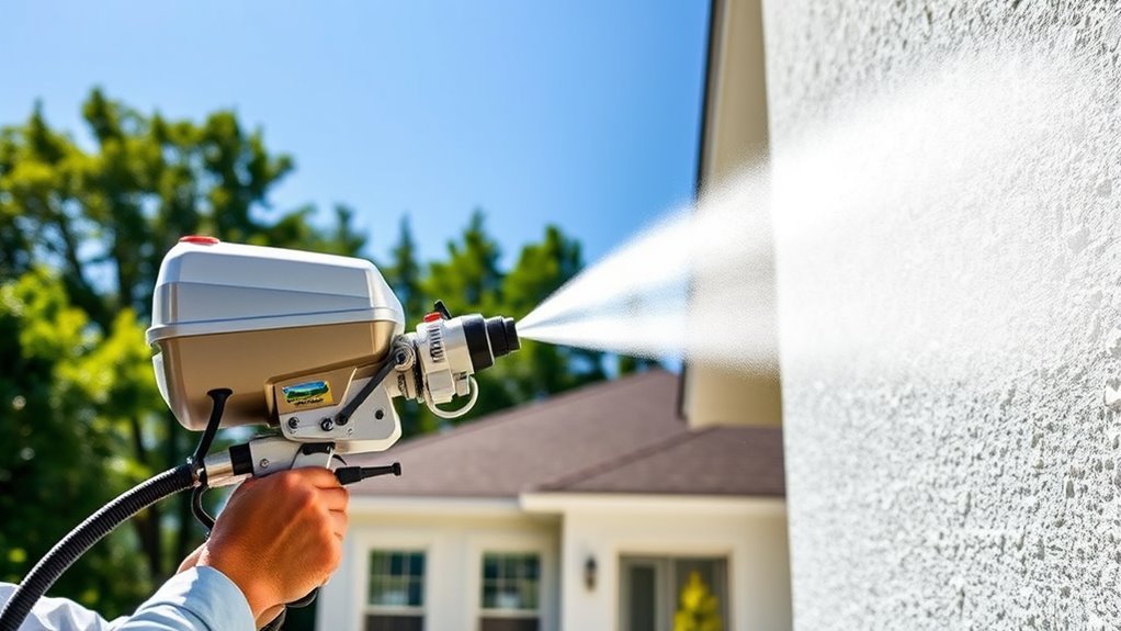 high capacity outdoor spray options