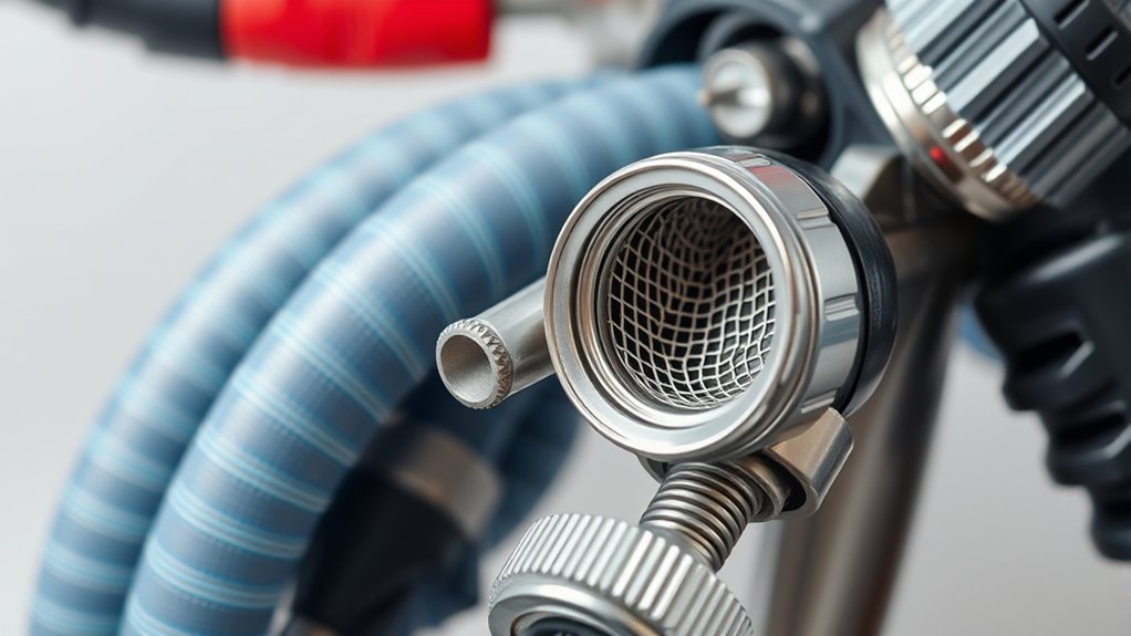hoses ensure consistent spray