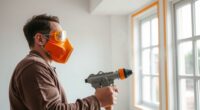 indoor paint spraying safety