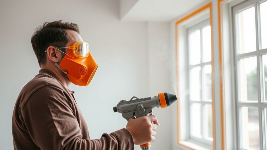 indoor paint spraying safety