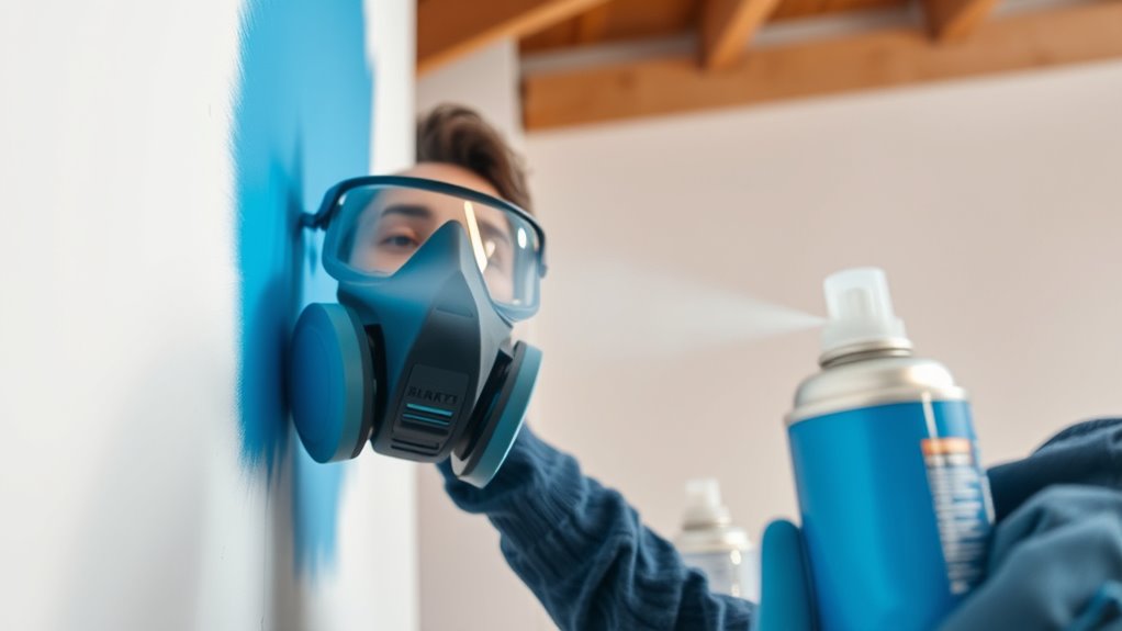 indoor spray paint selection