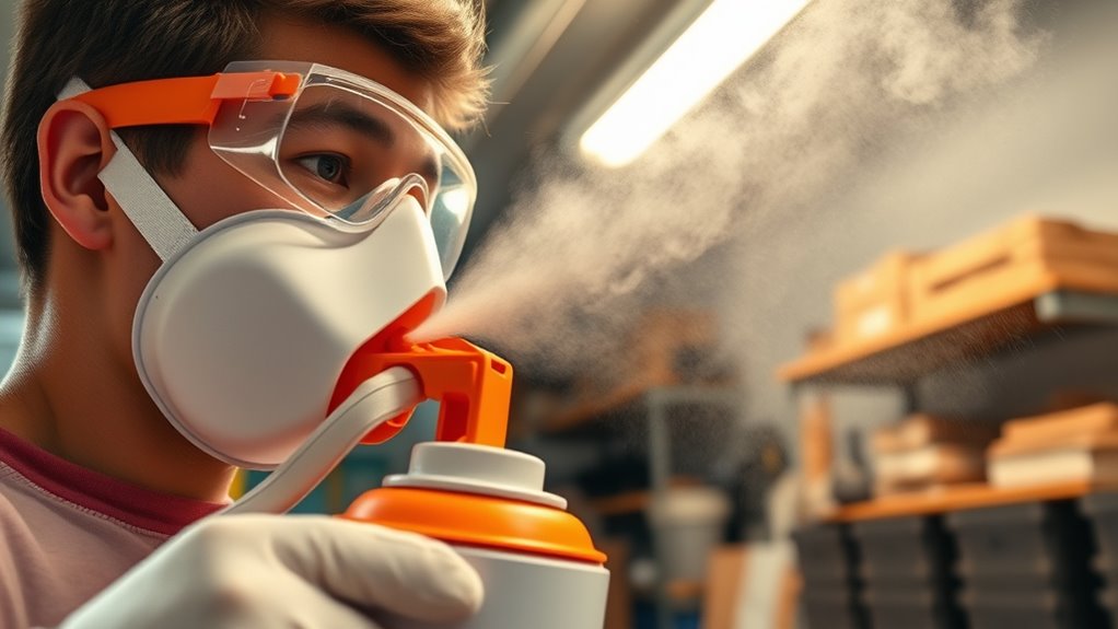 indoor spray painting safety