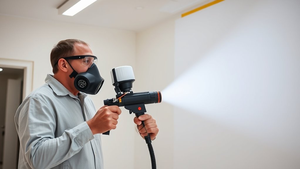 indoor spray painting safety