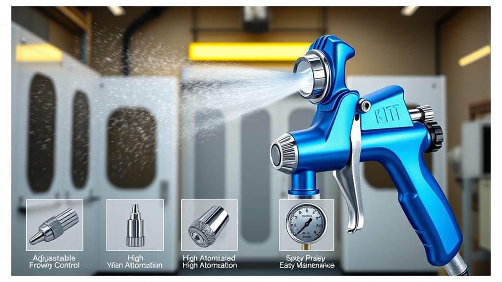key features for automotive sprayers