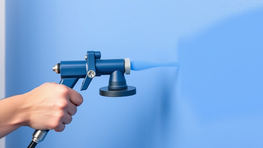 maintain consistent spray distance