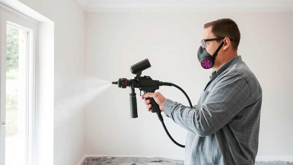 maintain consistent spray distance