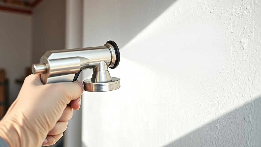 maintain consistent spray distance