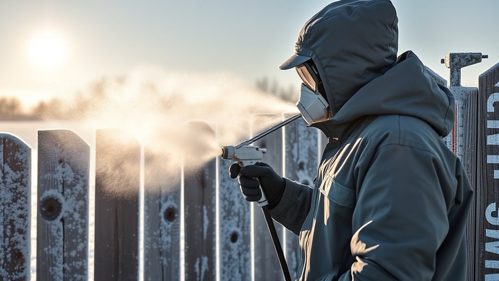maintain even spray coverage