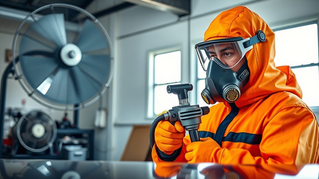 maintain ppe and workspace